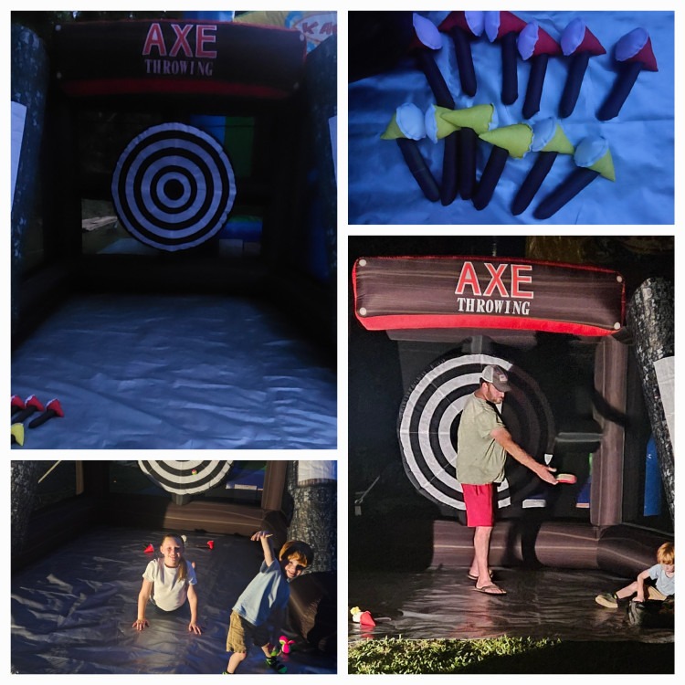 Inflatable Axe Throw