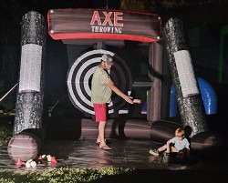 Inflatable Axe Throw