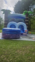 combo201 1749343216 Tropical Water Slide Bounce House Combo