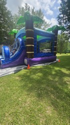 side20view20combo 1749343216 Tropical Water Slide Bounce House Combo