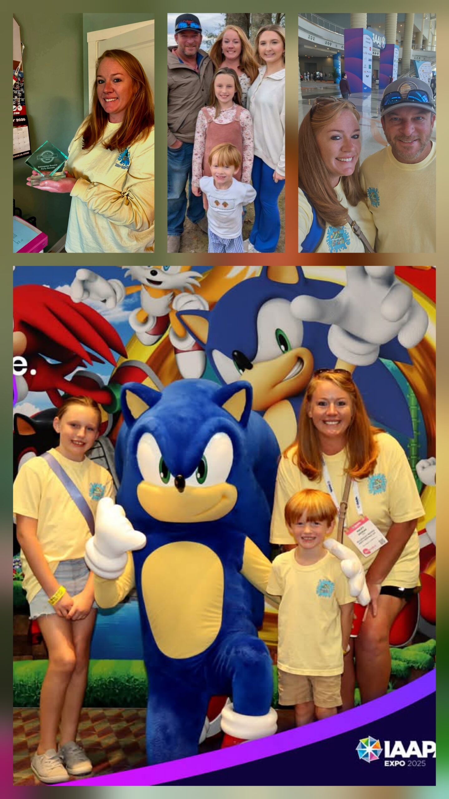 The Billingsley Bounce family at IAAPA Expo 2025