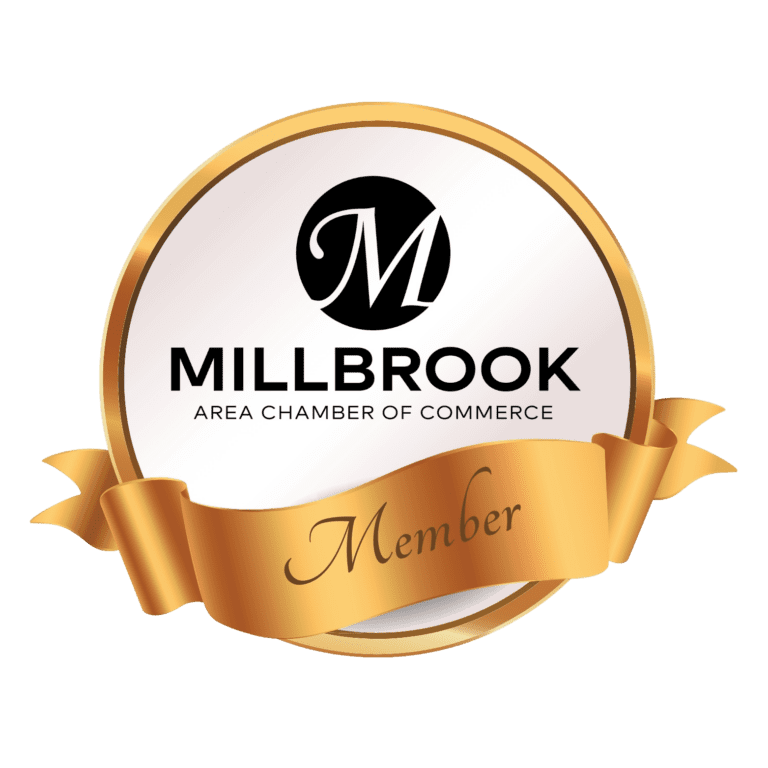 Millbrook Chamber Member Badge- inflatable rentals