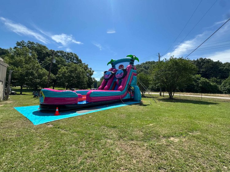 22ft Beach Vibes Dual Lane Waterslide