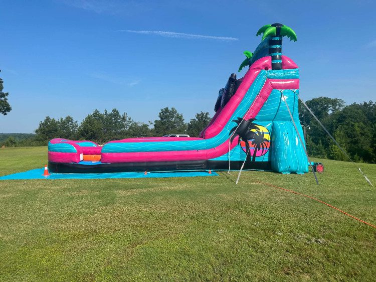 22ft Beach Vibes Dual Lane Waterslide
