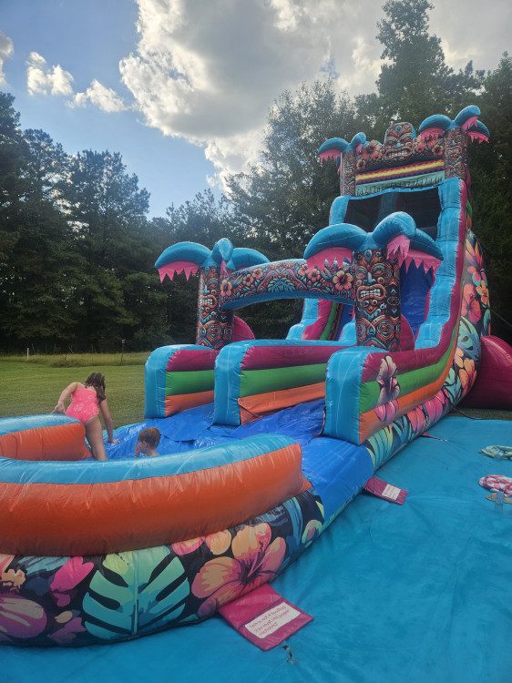 22' Aloha Splash Single Lane Waterslide